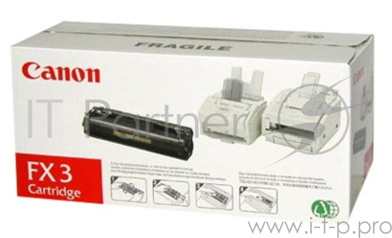 Тонер-картридж Canon FX-3 (1557A003, HP C3906A) черный для FAX L200/L240/L250/L260i/L280/L290 MultiPass L60/L90, для HP LJ 5L/6L/3100/3150 2700 стр.