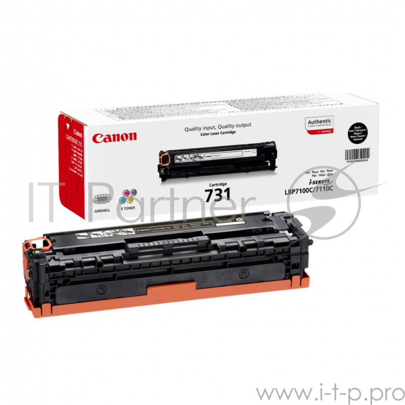 Тонер-картридж Canon Cartridge 731HBK (6273B002) Black черный, 2400 стр., для LBP7100Cn/7110Cw