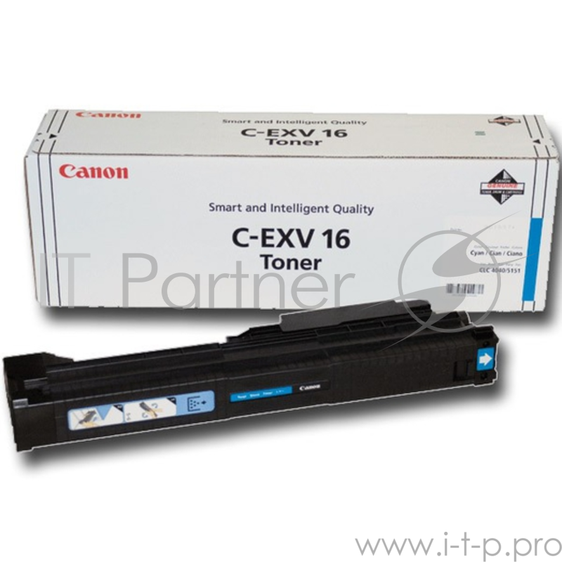 Тонер-картридж Canon C-EXV16C/GPR-20 Cyan голубой, 36000 стр., для CLC-4040/CLC-4141/CLC-5151