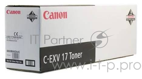 Тонер CANON C-EXV17 для iRC 4080i/4580i black