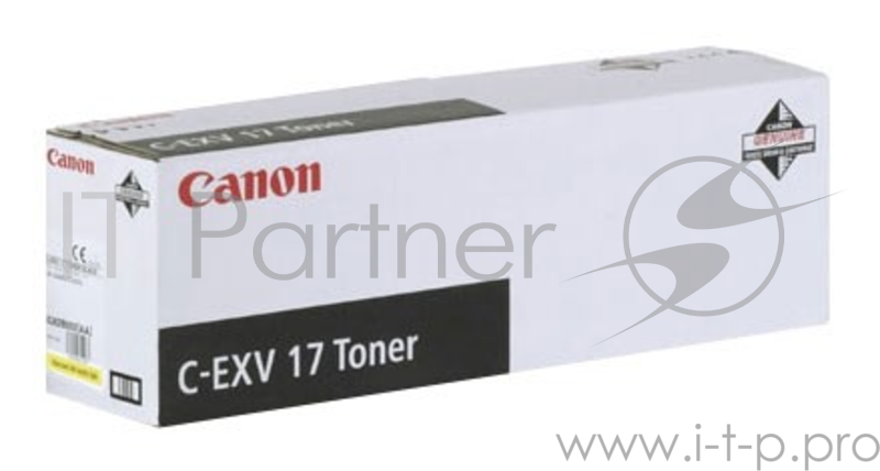 Тонер-картридж Canon C-EXV17C Cyan голубой, 30000 стр., для iRC 4080i/4580i