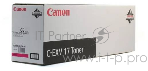 Тонер CANON C-EXV17 для iRC 4080i/4580i magenta