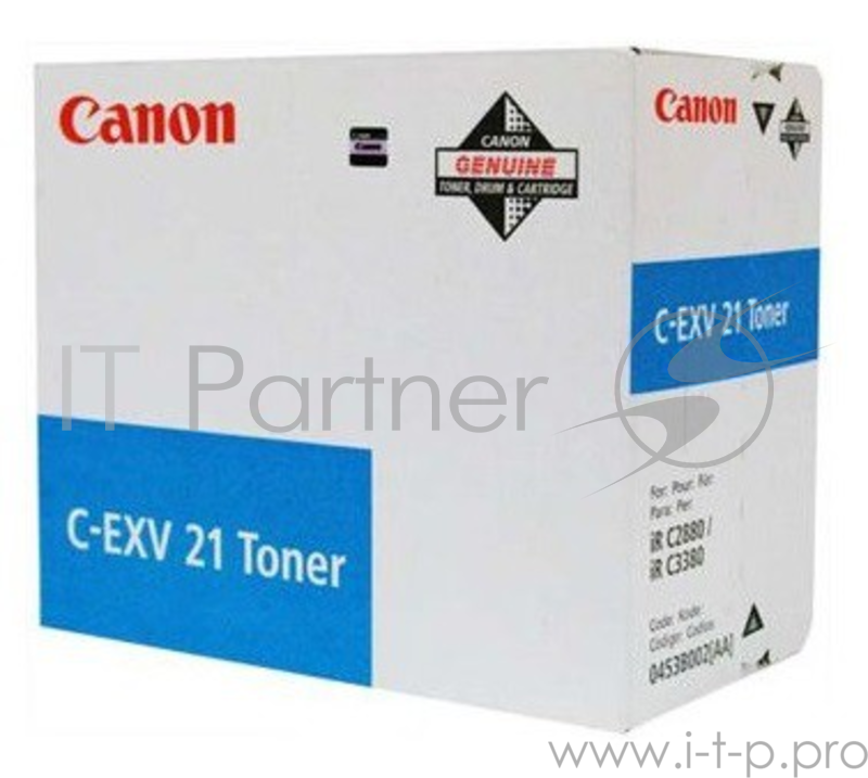 Тонер Canon C-EXV21 0453B002 голубой туба 260гр. для принтера IRC2880/3380/3880