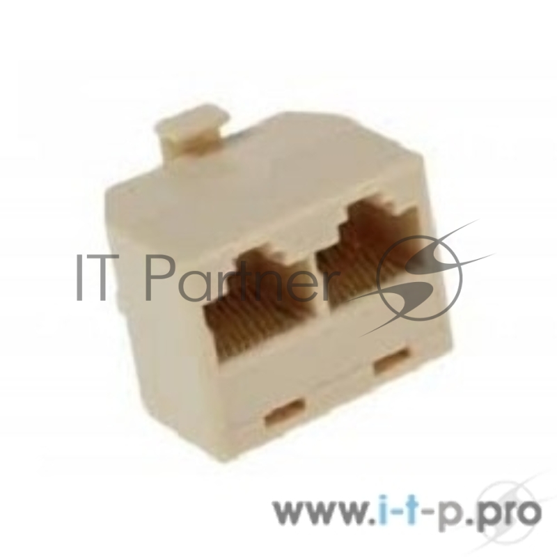 Переходник VCOM VTE7714 Переходник-разветвитель 8P8C Plug/2-8P8C Jack