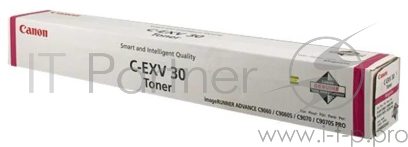 Тонер CANON C-EXV30 TONER M EUR тонер малиновый