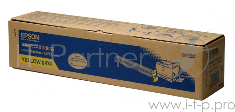 Тонер Картридж Epson C13S050474 yellow для Aculaser C9200