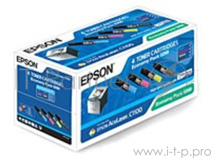 Расходные материалы EPSON C13S050268 Epson набор для AcuLaser C1100 , Bk,C,M,Y