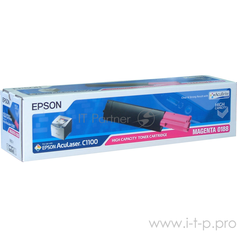 Расходные материалы EPSON C13S050188 Epson Magenta для AcuLaser C1100