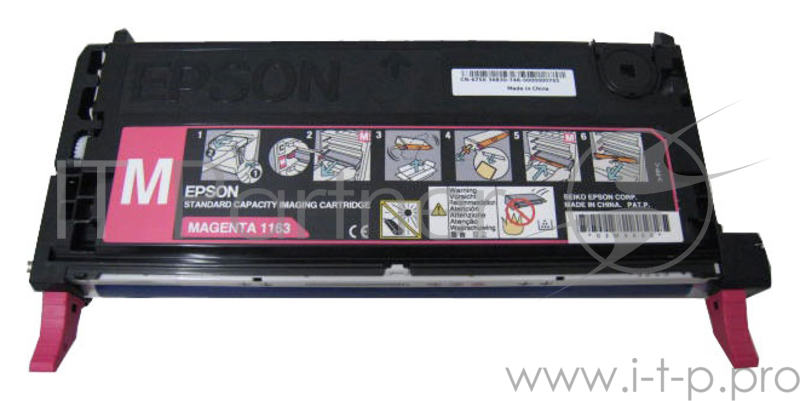 Тонер картридж EPSON C13S051163 для AcuLaser C2800 EPSON magenta, стандартной емкости
