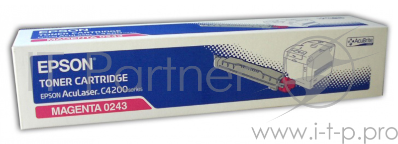 Тонер Картридж Epson C13S050243 lilac для AcuLaser C4200
