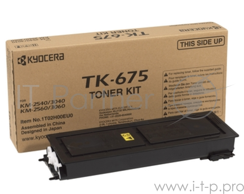 Тонер-картридж Kyocera TK-675 (1T02H00EU0), Black черный, 20000 стр., для KM-2540/2560/3040/3060