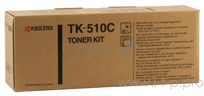 Тонер картридж Kyocera TK-510C голубой для FS-C5020N/5025N/5030N