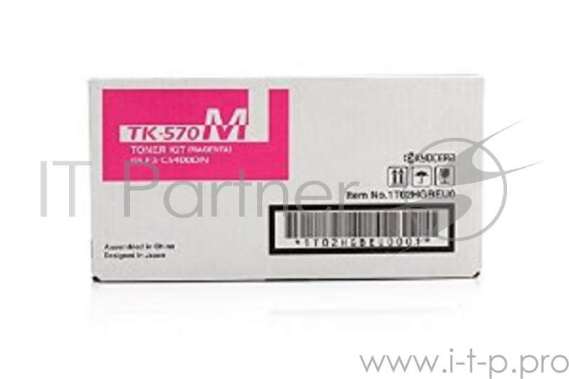 Расходные материалы Kyocera-Mita TK-570M Картридж, Magenta {FS-C5400DN/7035CDN, Magenta, (12000стр.)}