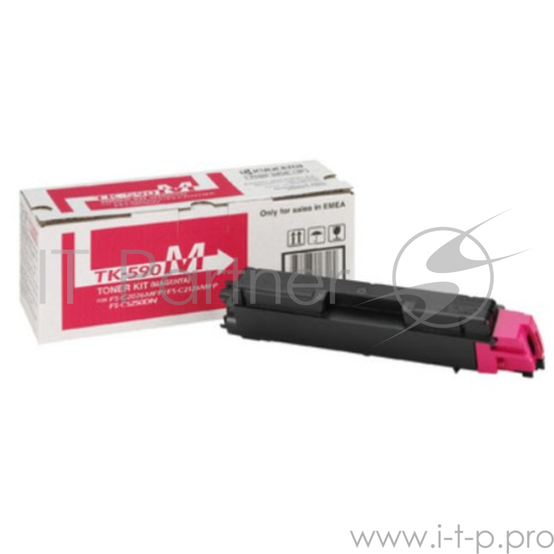 Тонер-картридж Kyocera TK-580M (1T02KTBNL0), Magenta пурпурный, 2800 стр., для FS-C5150DN