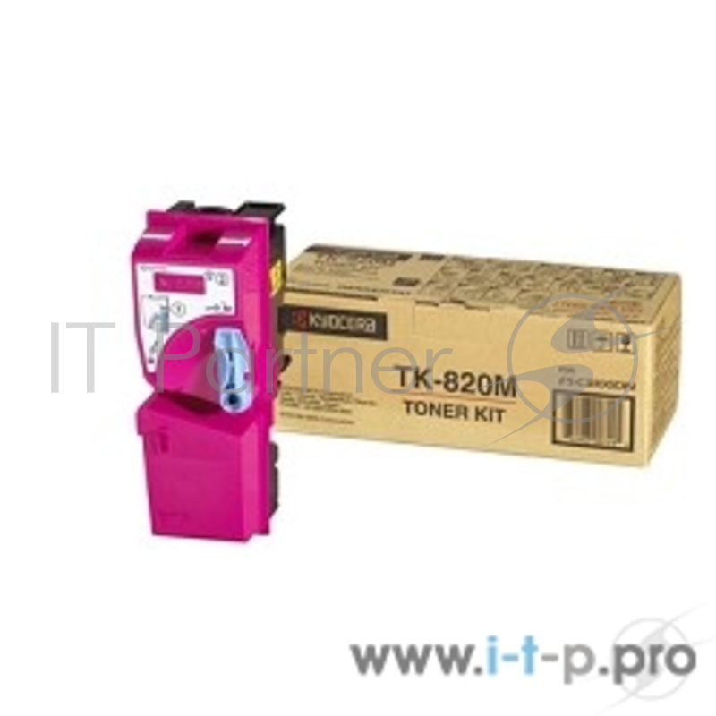 Расходные материалы Kyocera-Mita TK-820M Картридж, Magenta {FS-C8100DN, Magenta, (7000стр.)}