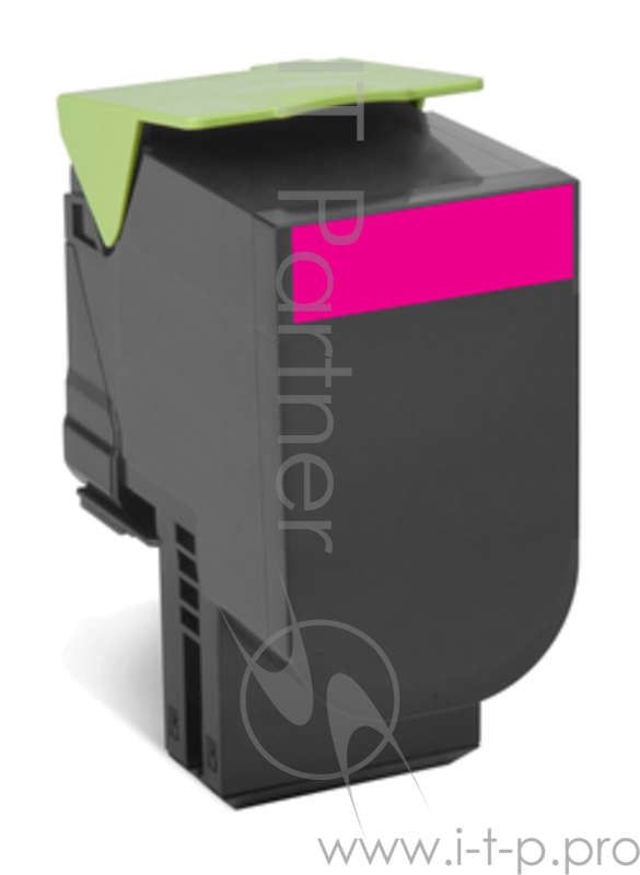 Расходные материалы Lexmark 80C8HM0 Тонер-картридж, Magenta {CX410/CX510, LRP (3K)}
