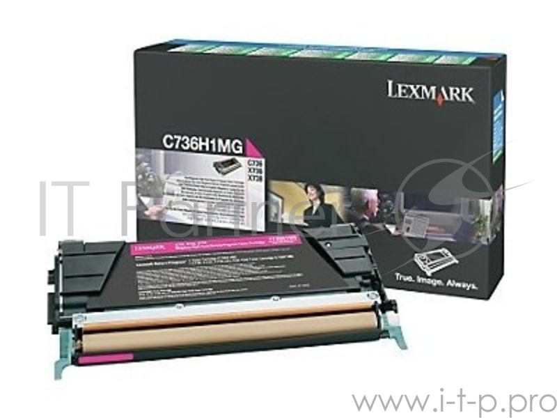 Картридж Lexmark c73x/x73x Return 10K Пурпурный