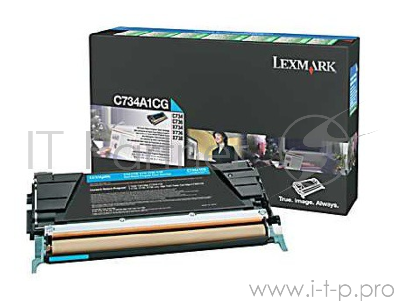 Картридж Lexmark c73x/x73x Return 6K Синий