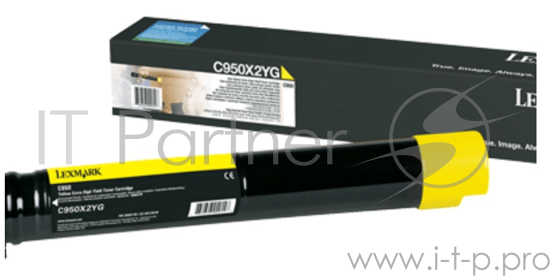 Тонер картридж Lexmark C950X2YG yellow для C950