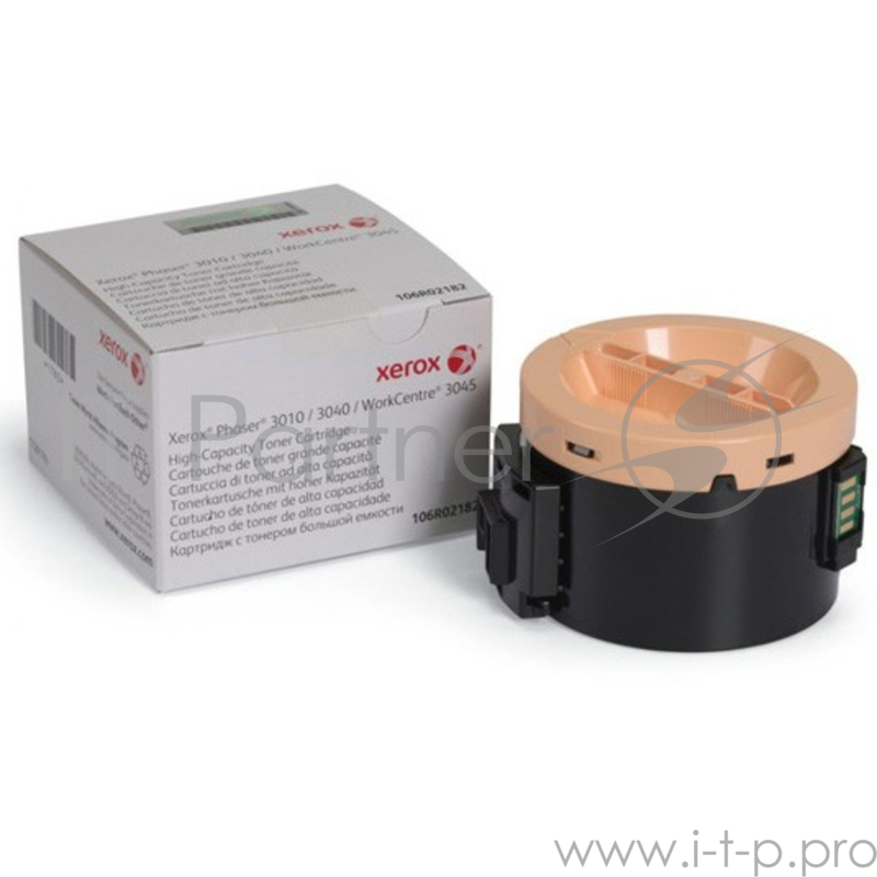 Тонер-картридж Xerox 106R02181 Black, черный, 1000 стр., для Xerox Ph 3010/WC 3045B (channels)