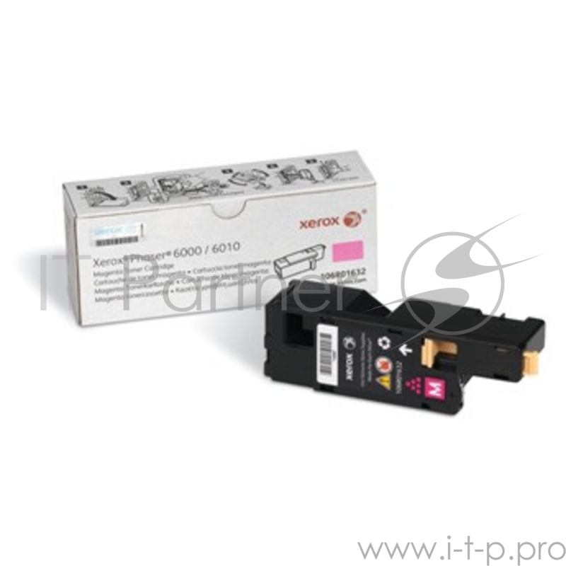 Тонер Картридж Xerox 106R01632 пурпурный,magenta (1000 стр.) для Xerox Ph 6000/6010N/WC 6015 (Channels)