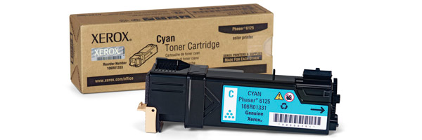 Тонер Картридж Xerox 106R01335 голубой,cyan (1000 стр.) для Xerox Ph 6125 (Channels)