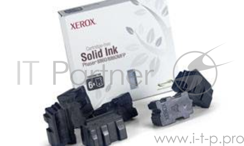 Тонер-картридж XEROX 108R00820 черный,black 6шт (14000 стр) для XEROX PHASER 8860 (Channels)