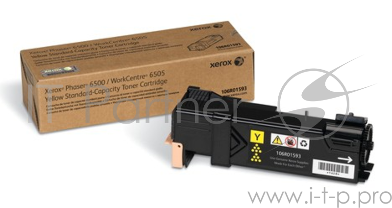Тонер Картридж Xerox 106R01603 желтый, yellow (2500 стр) для Xerox Ph 6500/WC 6505 (Channels)
