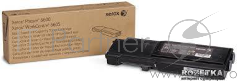 Тонер XEROX 106R02252 черный,black (3000 стр) для XEROX Phaser 6600/WC 6605 (Channels)
