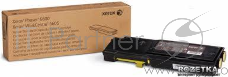 Тонер-картридж XEROX 106R02251 Желтый,yellow (2000 стр.) для XEROX Phaser 6600/WC 6605 (Channels)