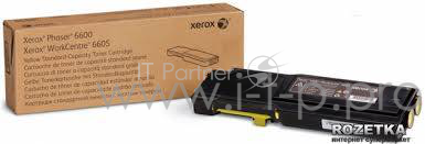 Тонер-картридж XEROX 106R02251 Желтый,yellow (2000 стр.) для XEROX Phaser 6600/WC 6605 (Channels)