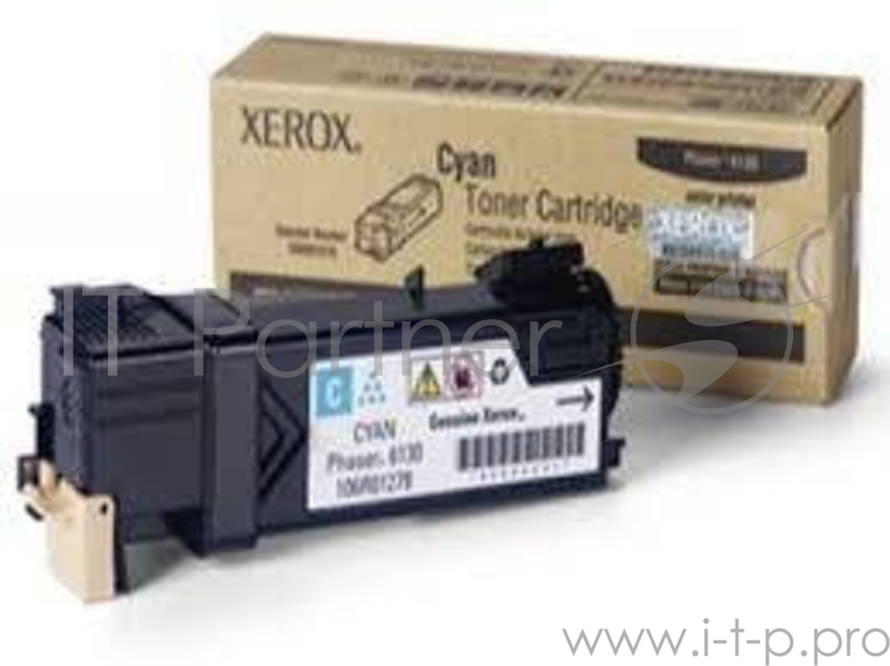 Тонер-картридж Xerox 106R01282 голубой,cyan (1900 стр.) для Phaser 6130 (Channels)