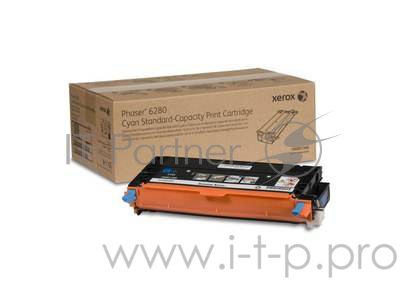 Тонер Картридж Xerox 106R01388 голубой,cyan (2200 стр.) для Phaser 6280 (Channels)