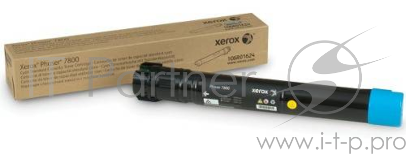 Тонер-картридж Xerox 106R01624 голубой,cyan (6000 стр.) для Phaser 7800 (Channels)