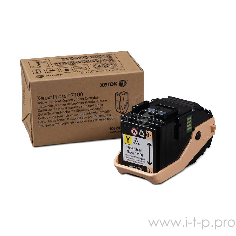 Тонер катридж XEROX 106R02608 желтый,Yellow (4500 стр) для XEROX Phaser 7100 (Channels)