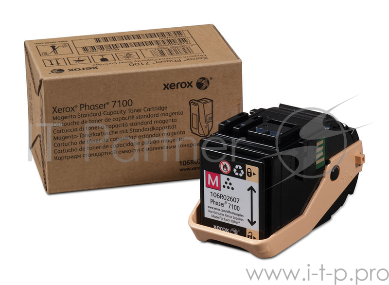 Тонер картиридж XEROX 106R02607 (4500 стр) малиновый, Magenta для Phaser XEROX 7100 (Channels)