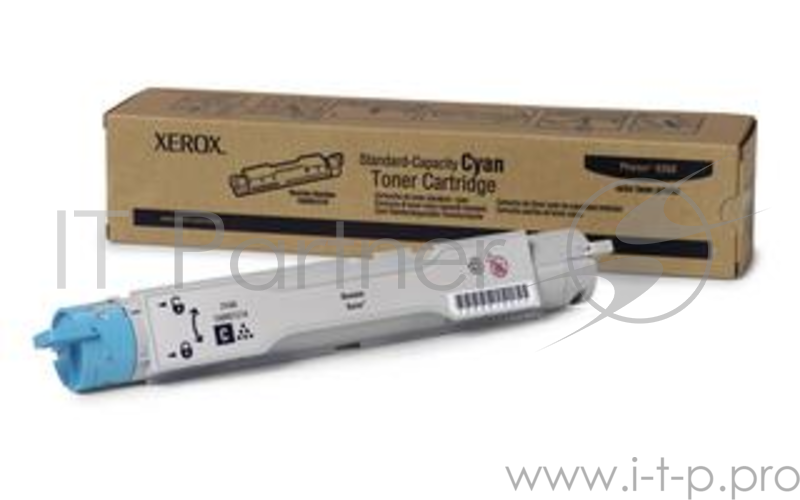 Тонер Картридж Xerox 106R01214 голубой,cyan (5000 стр.) для Phaser 6360 (Channels)