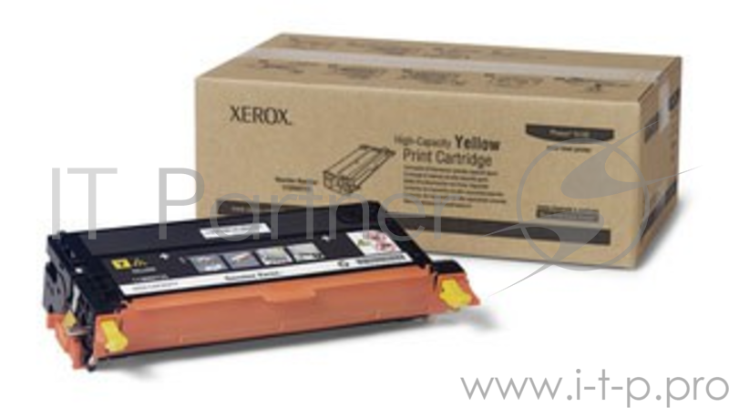 Тонер Картридж Xerox 113R00725 желтый,yellow (6000 стр) для Xerox Ph 6180 (Channels)
