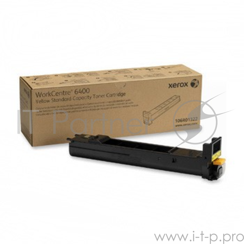 Тонер Картридж Xerox 106R01322 желтый,yellow (8000 стр) для WC 6400 (Channels)