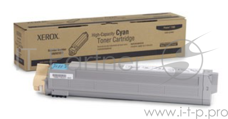 Тонер Картридж Xerox 106R01077 голубой,cyan (18000 стр.) для Phaser 7400 (Channels)