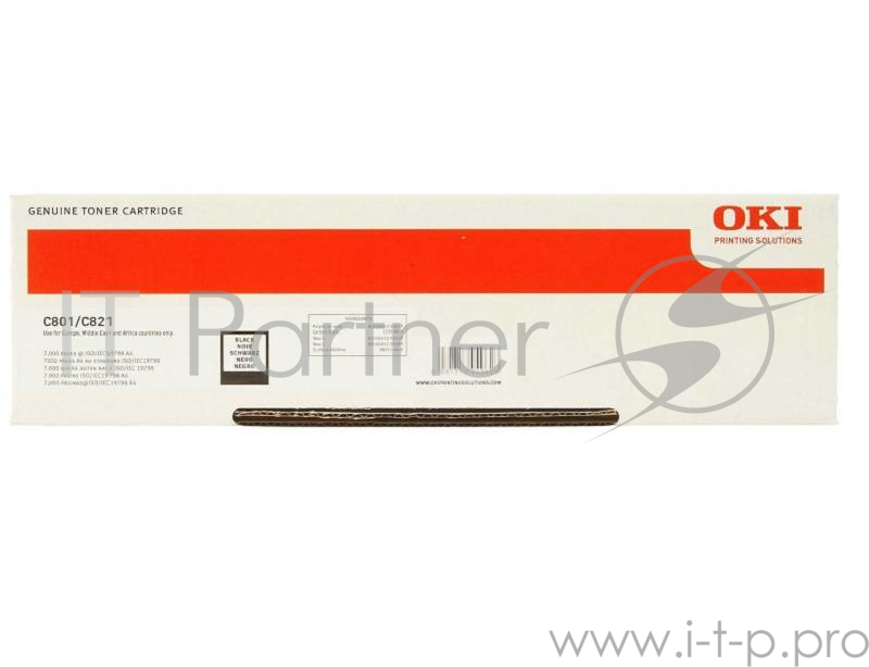 Тонер-картридж Oki C801/821 7К (black)