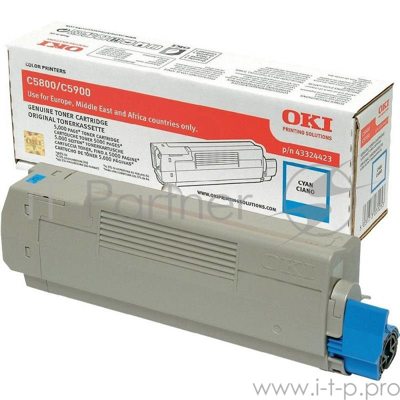 Тонер-картридж Oki C5800/5900/5550 MFP 5K (cyan)