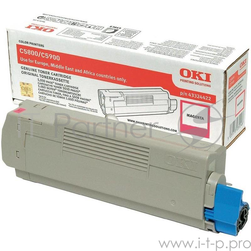 Тонер картридж Oki for C5800/5900/5550 magenta (5K) (43324422)