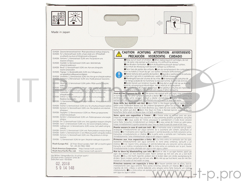 Принт-картридж тип GC 41KL (0.6K) черный Aficio SG 2100N/ 3110DN/ 3110DNw