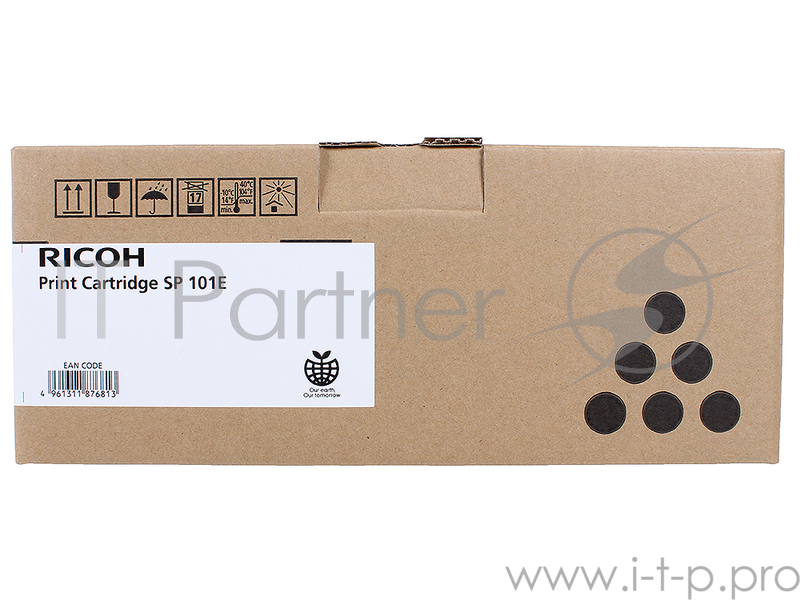 Принт-картридж Ricoh SP101E черный, для Aficio SP100/SP100SU/SP100SF. (2000 стр.)