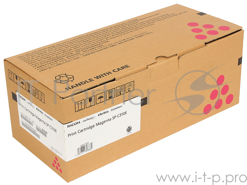 Принт-картридж Ricoh тип SPC310E Magenta (407640/406350), малиновый, 2800 отпечатков (для SP C320DN), 2500 отпечатков (для SP C242DN/C242SF), 2300 стр. A4 (5%, ISO 2800, для SP C340/ C342DN), для Aficio SP C231SF/C232SF/ SP C231N/C232DN/C311N/C312DN/