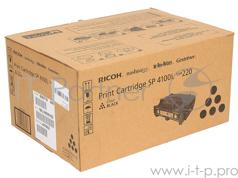 Принт-картридж Ricoh тип SP4100 черный, 15000 отпечатков, для Aficio SP 4100SF/4110SF/SP 4100N/4110N/SP 4210N/SP 4310N