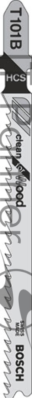 Bosch Bosch 2608630030 5 ЛОБЗИКОВЫХ ПИЛОК T 101 B, HCS