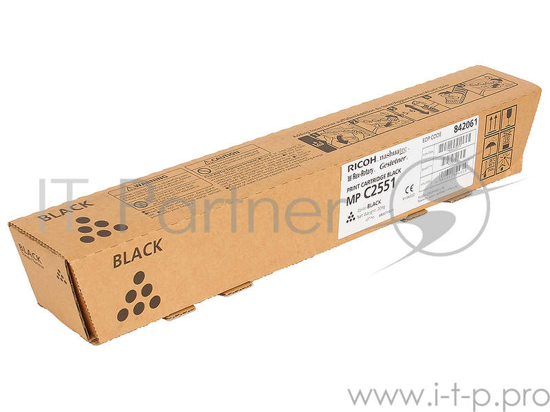 Расходные материалы Ricoh 841587/841504/842061 Картридж тип MPC2551HE, Black {Aficio MP C2051/C2551, (10000стр.)}