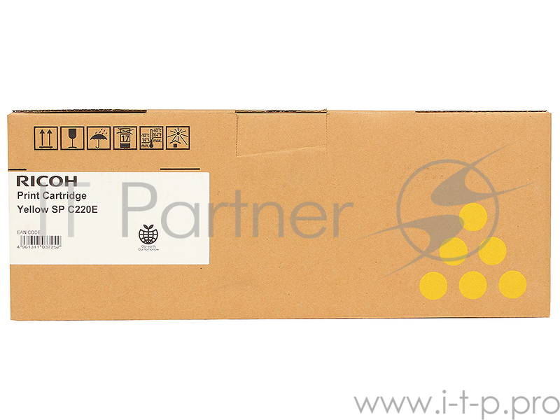 Тонер-картридж Ricoh тип SPC220E желтый для Aficio SP C220S/C221SF/C222SF/ SP C220N/C221N/C222DN/C240DN/C240 2300 отпечатков